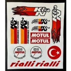 Sticker Kn Rialli A4 Sticker Kn Rialli A4