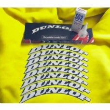 Lastik Kenar Yazısı Dunlop Motosklet Uyumlu 8 Adet 2 Lastik İçin