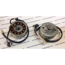 Manyeto Rotoru ve Statör Komple, Moped Yamaha Mobylette Uyumlu