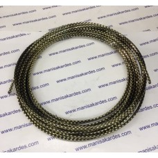 Kadro Nikelajı (Fitili) Top 15 Metre Elkamet Siyah Sarı Renk