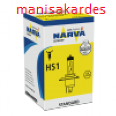 Motosiklet Far Ampulu 12 Volt 35x35 Watt Cıvalı Hs 1 Narva Marka Orjinal İthal Alman Malı (a123535h1)