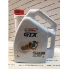 Yağ 20w-50 Castrol Gtx Marka Türk Malı Sentetik 3 Litre Benzinli, Lpg ve Dıesel Uyumlu (y20503ca)
