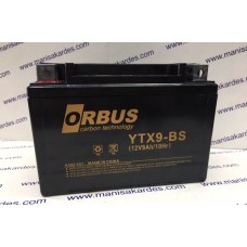 Akü 12 Volt 9 Amper YTX9-BS Yatay Tip Orbüs Marka İthal Çin İmalat (akü129yor) (n43005) Akü 12 Volt 9 Amper YTX9-BS Yatay Tip Orbüs Marka İthal Çin İmalat (akü129yor) (n43005)