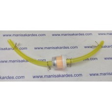 Benzin Süzgeci Depo Karbüratör Arası Filtresi İthal Ncr Marka Hortum 26 cm 4 Adet Sıkma Kelepçe Dahil (15006) Benzin Süzgeci Depo Karbüratör Arası Filtresi İthal Ncr Marka Hortum 26 cm 4 Adet Sıkma Kelepçe Dahil (15006)