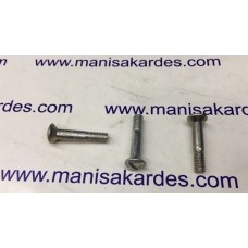 Kütük Vidası M 5x2,5 cm Tornavida Başlı Özel Cıvata Moped Peugeot Pejo Uyumlu Türk Malı Adet Fiyatı