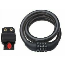Kilit Dolamalı 4 Şifreli Golden Cable Lock Marka 12x120 cm, Değişebilir Şifreli Braketli