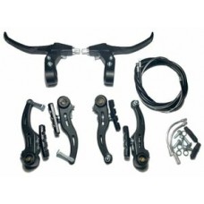 V BRAKE FREN TAKIMI PLASTİK VİDALI 3 PARMAK, 24, 26 MTB BİSİKLET UYUMLU