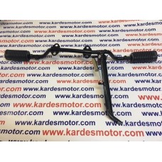 Ön Basamak Demiri Lastikli, Yay, Cıvata ve Yan Sehpa Komple Cg 125 Motosiklet Uyumlu (MS1794)