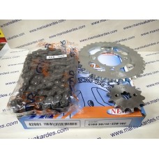 Zincir Dişli Seti New Marka İthal Zincir 102, Arka dişli 36, Ön Dişli 14 / 3 lü Takım Cup 100/110 Motosiklet Uyumlu