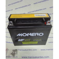 Akü 12 Volt 7 Amper Dikey İnce Tip Ytx7dl-bs Monero Marka, Mondıal 125 Kt Motosiklet Uyumlu (akü127dikeyince)