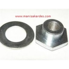 Krank Manyeto Somunu Pullu Sol Ters Paso Moped, Mobylette, Moblet 51 Uyumlu Türk Malı