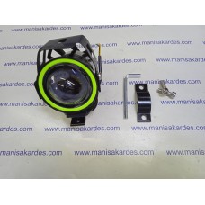 Ledli Sis Farı Çakarlı U7 Angel 12-24 Volt 10 Watt Beyaz Renk İthal Hindistan Malı Swan Marka Gx-305150 Model, Motosiklet Uyumlu 