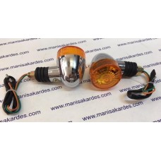 Sinyal Nikelajlı 12 Volt 10 Watt Ampullu 2 li Takım, Cg 125, Kuba Çıta, Chopper Modelleri, Tigrina 100 ve Elit 100 Motosiklet Uyumlu (ms6188)