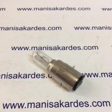 Motosiklet Far Ampul 12 Volt 35/35 Watt Halogen Şeffaf Renk İthal Bendix Marka 100/110 Cup, 125 Cg ve Scooter Motosiklet Uyumlu 