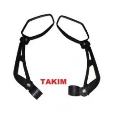 Ayna Kelepçeli Siyah Renk New Sport Marka Bisiklet Uyumlu 2 li Takım Fiyatı (AYN-109) Ayna Kelepçeli Siyah Renk New Sport Marka Bisiklet Uyumlu 2 li Takım Fiyatı (AYN-109)