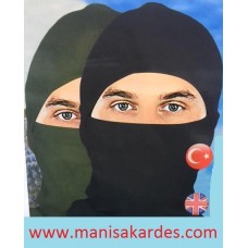 Motosiklet Kar Maskesi Balaklava Termal Siyah Renk Oskar Marka