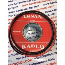 Buji Kablosu Siyah Renk Aksan Marka Türk Malı Motosiklet ve Otomativ Metre Fiyatı (170040)