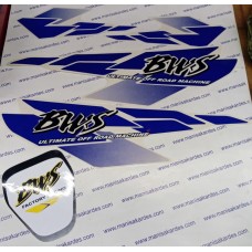Yazı Seti Mavi Renk Yamaha Bws Motosiklet Uyumlu