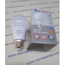 Led Ampul 220 Volt 8 Watt Ed-son Marka Türk Malı (EDSON) (ED-1038)