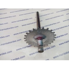 Orta Pedal Kasnak Mili  Dişlili Grasörlüklü 726 Emo Marka Türk Malı Moped, Peugeot ve Pejo 103, 105 ve 154 Uyumlu