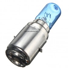 Motosiklet Far Ampulu 12 Volt 35/35 Watt Hd  E-Mark Marka Mavi Renk  Beyaz Yanar Scooter 125/150, Cup 100/110 ve Cg 125 Motosiklet Uyumlu  (a123535) Sarı Kutu