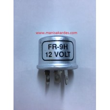 Flaşör 12 Volt Mıtsuba Marka Yuvarlak Alüminyum 3 Fişli, Otomativ ve Motosiklet Uyumlu