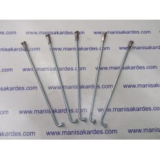 Motosiklet Jant Teli 145x3.5 mm Kalın İthal Motor Uyumlu 36 Adet Fiyatı 1 Jantlık (14535) Motosiklet Jant Teli 145x3.5 mm Kalın İthal Motor Uyumlu 36 Adet Fiyatı 1 Jantlık (14535)