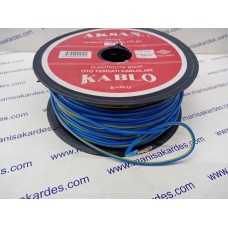 Kablo Kalaylı 1.5 mm elektrolitik Bakır Otomativ TSE ISO 9001 Uyumlu Mavi Sarı Karışım Renk Aksan Marka Türk Malı Metre Fiyatı Kablo Kalaylı 1.5 mm elektrolitik Bakır Otomativ TSE ISO 9001 Uyumlu Mavi Sarı Karışım Renk Aksan Marka Türk Malı Metre Fiyatı