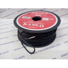 Kablo Kalaylı 1.5 mm Elektrolitik Bakır Otomativ TSE ISO 9001 Uyumlu Siyah Renk Aksan Marka Türk Malı Metre Fiyatı Kablo Kalaylı 1.5 mm Elektrolitik Bakır Otomativ TSE ISO 9001 Uyumlu Siyah Renk Aksan Marka Türk Malı Metre Fiyatı