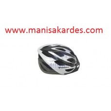 Bisiklet Kask Mv 23 Siyah Beyaz Renk Moon Marka (M) Medıum 250 gr 55-58 cm (bbk)