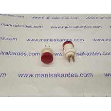 Gösterge İkaz Lambası 12 Volt Kırmızı Renk