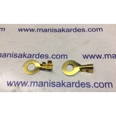 Sarı Fiş Yuvarlak M 5 Kablo Ucu Tks 4 No Kutu 250 Adet Türk Malı 