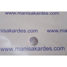 Küçük Yuvarlak 14x03 mm Neodyum Mıknatıs (Pil Görüntüsünde) Küçük Yuvarlak 14x03 mm Neodyum Mıknatıs (Pil Görüntüsünde)