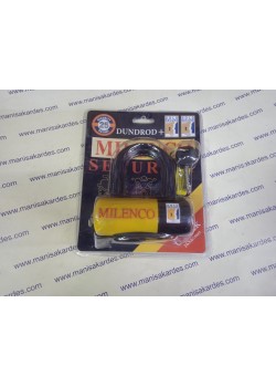 Kilit Anahtarlı 16x65 mm İthal Taiwan Malı Mılenco Marka 