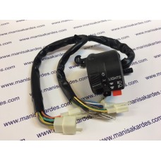 Sol Kumanda Kütük Far Anahtarı, Sellektör, Sinyal Düğmesi, Korna ve  Jikle Kollu 100 cc Ramzey Motosiklet Uyumlu