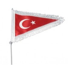 Bayrak Direği Üçgen 48 cm Bisiklet Uyumlu Beyaz Püsküllü Türk Malı (99070) Bayrak Direği Üçgen 48 cm Bisiklet Uyumlu Beyaz Püsküllü Türk Malı (99070)