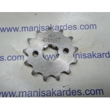 Ön Dişli 13 Diş İthal Cup 100 / 110 Modelleri, Sfc-50, Sfc, Km, Ft, Mfh, Mfm, Ugk ve Hct Motosiklet Uyumlu Ön Dişli 13 Diş İthal Cup 100 / 110 Modelleri, Sfc-50, Sfc, Km, Ft, Mfh, Mfm, Ugk ve Hct Motosiklet Uyumlu