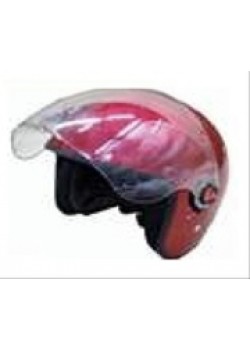 MOTOSİKLET KASK ÇENELİKSİZ CAMLI, TÜRK MALI KIRMIZI RENK MOTOSİKLET KASK ÇENELİKSİZ CAMLI, TÜRK MALI KIRMIZI RENK
