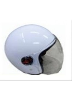 MOTOSİKLET KASK ÇENELİKSİZ CAMLI, TÜRK MALI BEYAZ RENK MOTOSİKLET KASK ÇENELİKSİZ CAMLI, TÜRK MALI BEYAZ RENK