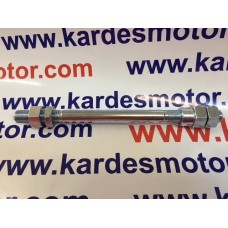 Arka Teker Mili Nikel Türk Malı Moped, Peugeot, Pejo 103, 105 ve 154 Uyumlu (Uzunluk 18.5 cm)