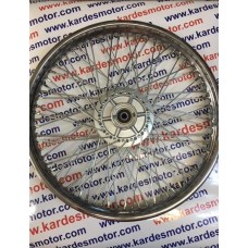 Ön Jant Diskli Göbekli (Disk Hariç) Komple 72 Tel 17x2.50 Cup 100/110 Motosiklet Uyumlu (Fd 17x1.4   12-12)