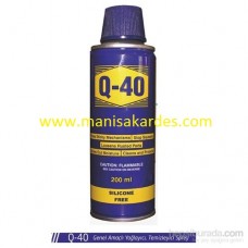 Pas Sökücü ve Yağlayıcı Sprey 200 ml Q-40 Marka Asansör ve Genel Amaçlı
