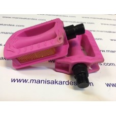 Pedal Fp-627 Bilyasız 2 li Takım Pembe Renkli, Bmx Bisiklet Uyumlu