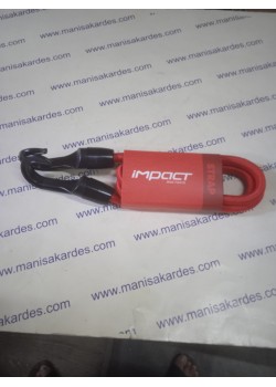 BAGAJ İPİ LASTİĞİ KALINLIK 10 mm BOY 100 cm ÇENGELLİ KIRMIZI RENK İTHAL LASTİK