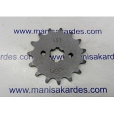 Ön Dişli 15 li İthal Wiwi Marka Cup 100/110 Motosiklet Uyumlu Ön Dişli 15 li İthal Wiwi Marka Cup 100/110 Motosiklet Uyumlu