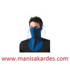 Motosiklet Yüz ve Boyun Maskesi Termal Siyah Renk Oskar Marka