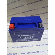 Akü 12 Volt 9 Amper YTX9-BS Yatay Tip Yiğit Marka İthal Çin İmalat (akü129yyi) Akü 12 Volt 9 Amper YTX9-BS Yatay Tip Yiğit Marka İthal Çin İmalat (akü129yyi)