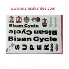 Yazı Seti Bisan Cycle 26x200 Bisiklet Uyumlu Etiket Arma