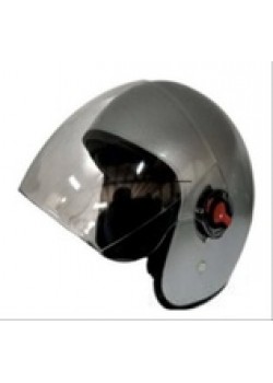 MOTOSİKLET KASK ÇENELİKSİZ CAMLI, TÜRK MALI GRİ RENK MOTOSİKLET KASK ÇENELİKSİZ CAMLI, TÜRK MALI GRİ RENK